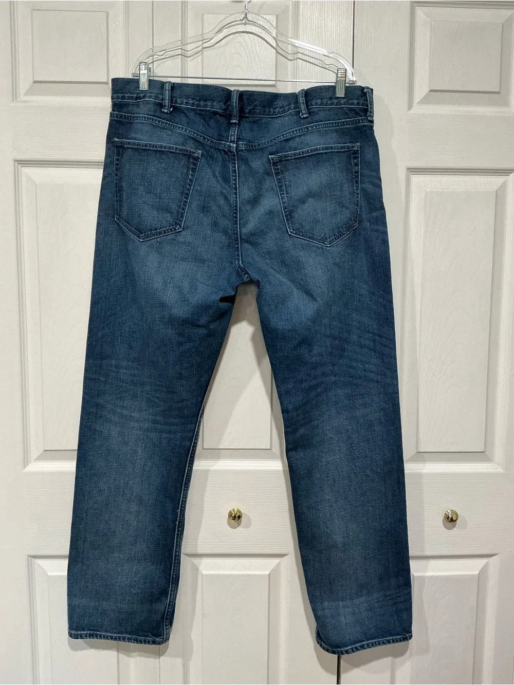 💙 Banana Republic Men’s Slim Blue Denim Jeans Zipper 38 x 32 (01420)